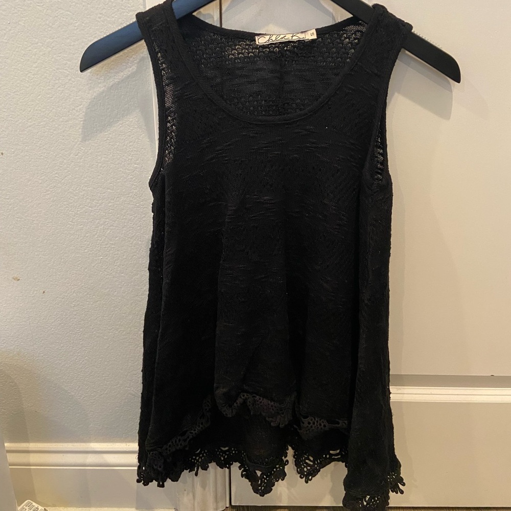 Nordstrom Black Knit Tank